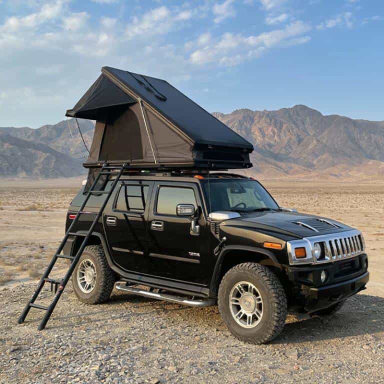 Aluminum Wedge Roof Top Tent X Frame Hard Shell Rooftop Tent 1 | SUVTent