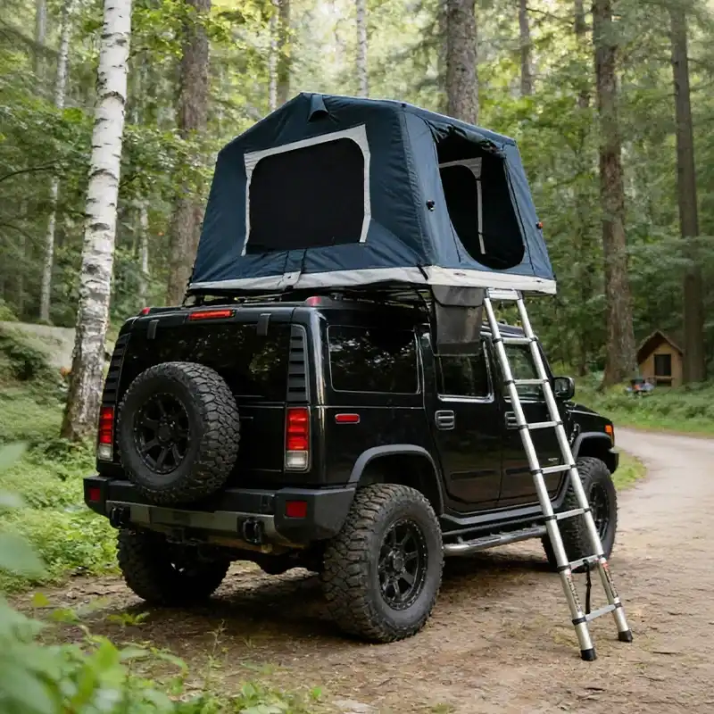 rooftop tent sample SUVTent B2B resource visual - Everlead Astron Inflatable Rooftop Tent Detail 04 | SUVTent