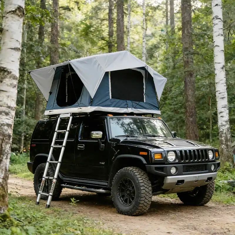 Product hero view - Hard Base Inflatable Rooftop Tent