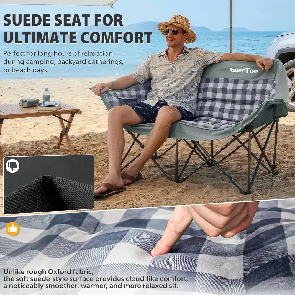 Hardware details - Dual Seat Camping Chair
