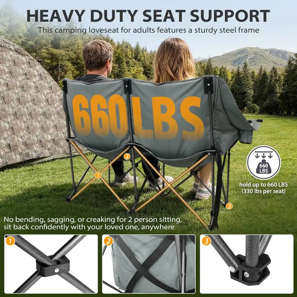 Vehicle fit view - Dual Seat Camping Chair