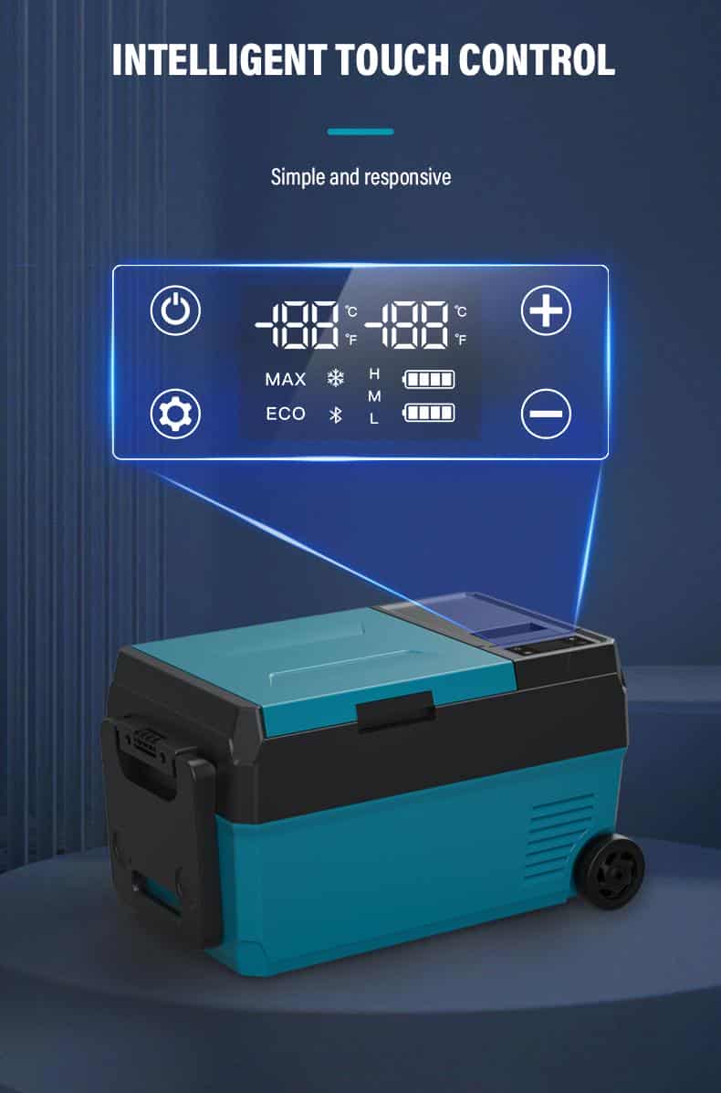Rear access view - Compressor Car Refrigerator
