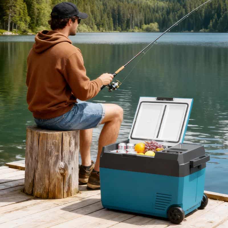 Interior comfort - Camping Camping Camping Camping Refrigerator with Ice Maker