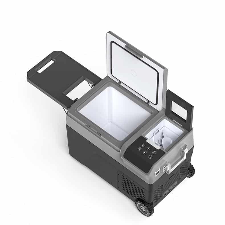 Product hero view - Portable Camping Camping Refrigerator with Ice Maker