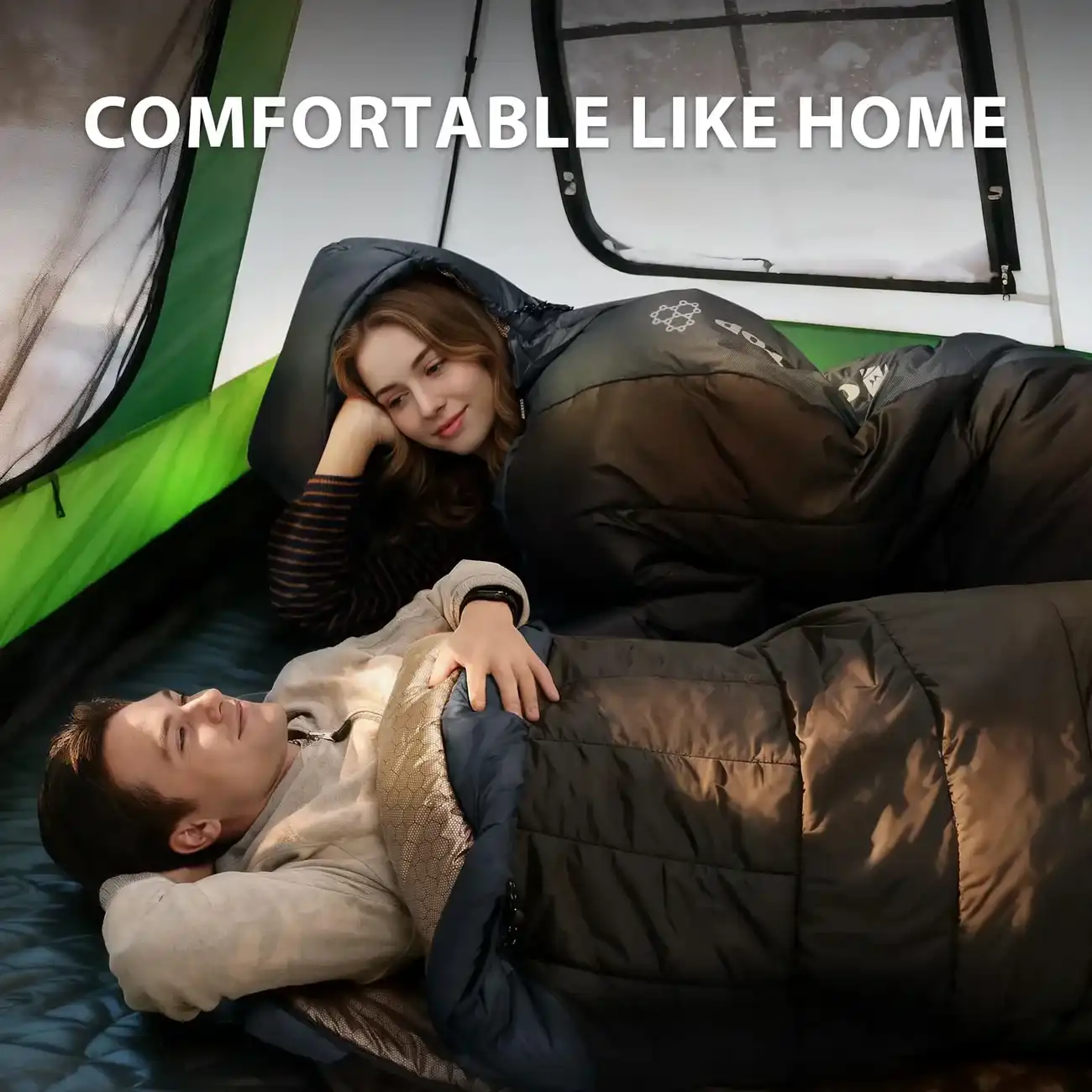 Vehicle fit view - Eco Sleeping Bag