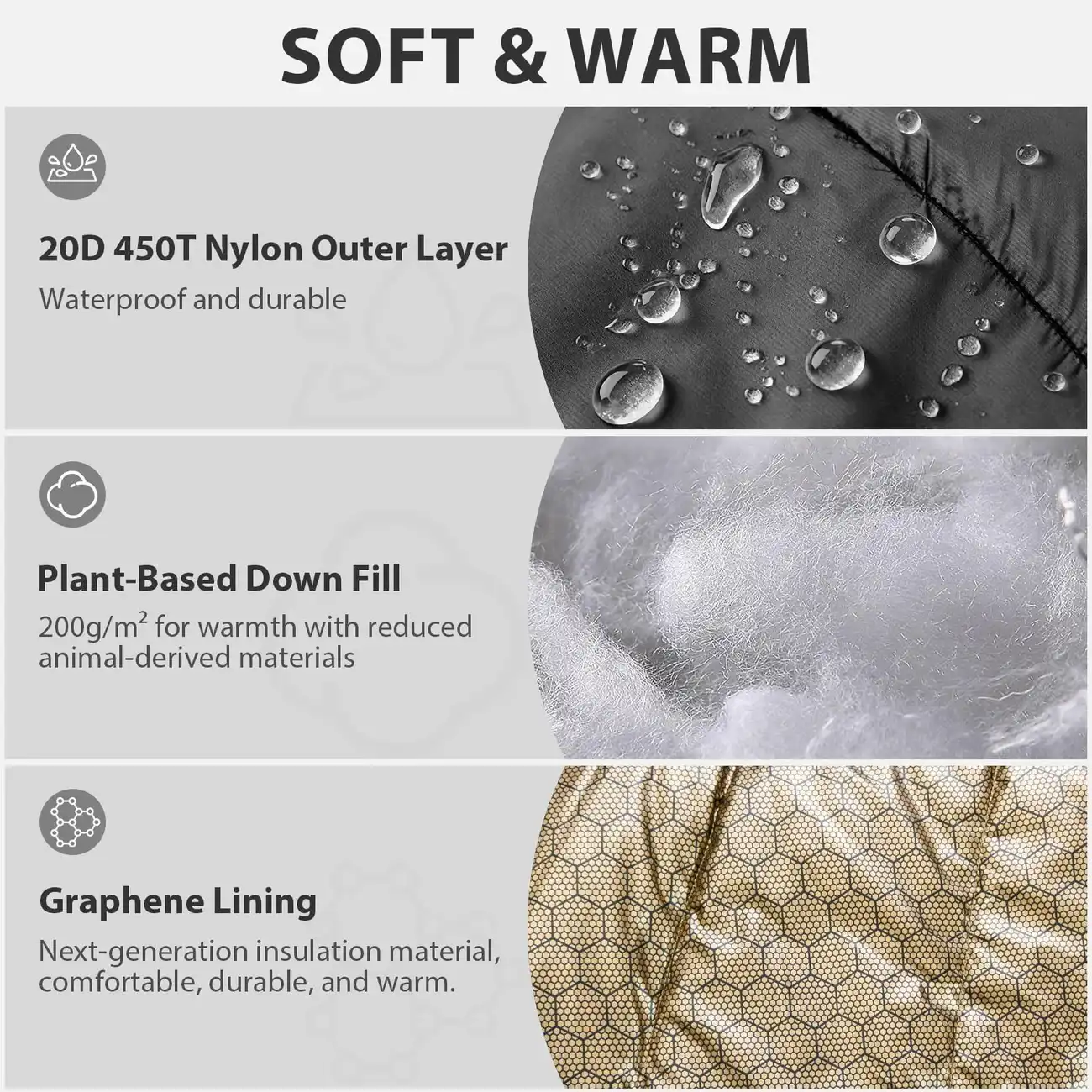 Interior comfort - Eco Sleeping Bag
