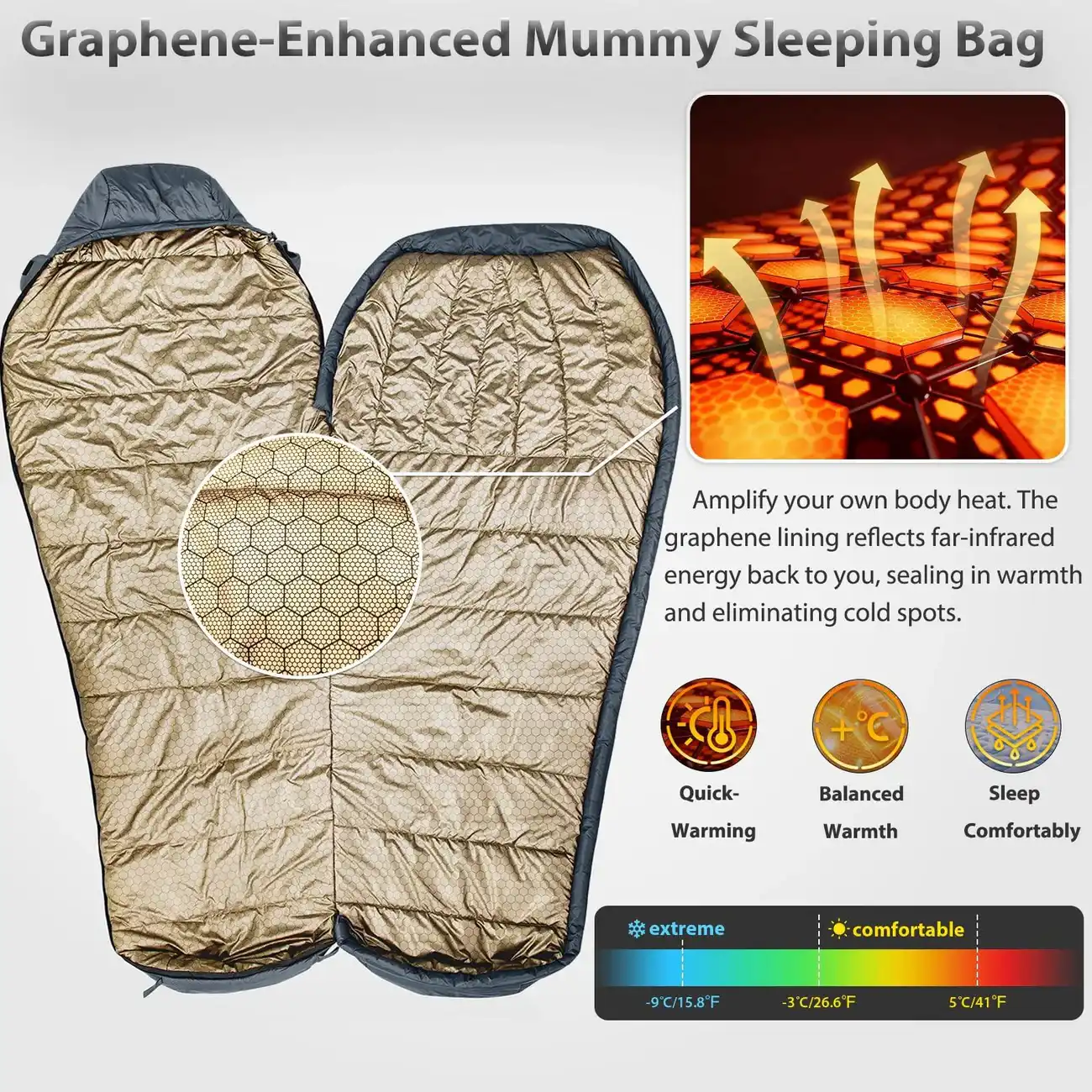 Open setup view - Eco Sleeping Bag