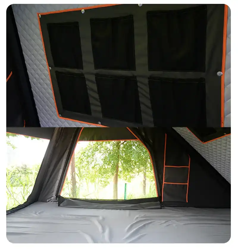 Shell and roofline - Compact Triangle Rooftop Tent