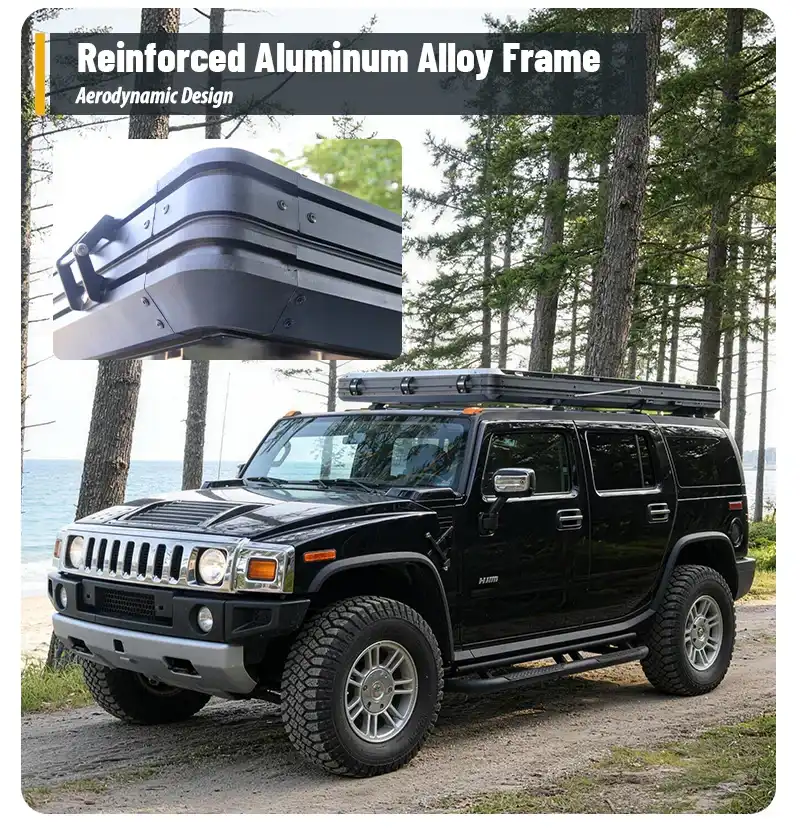 Everlead Hawk Aluminum Rooftop Tent Interior 04 | SUVTent
