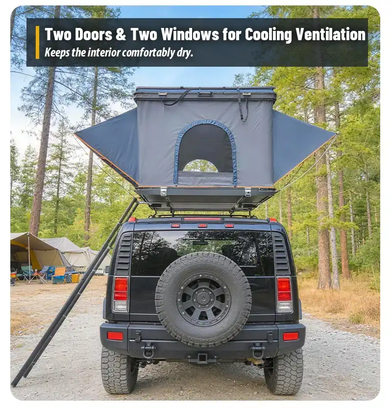 Everlead Horizo 3 Rooftop Tent Angle 07 | SUVTent