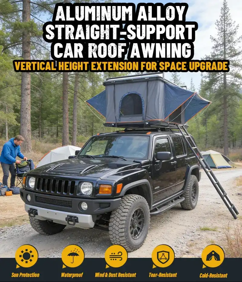 Product hero view - Mid Size Box Rooftop Tent