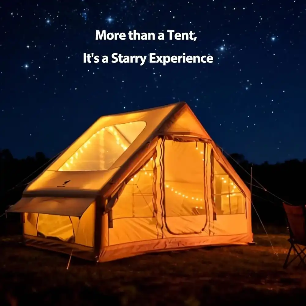 Rear access view - Inflatable Camping Tent