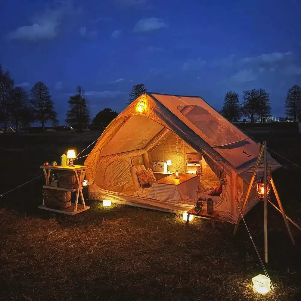 Vehicle fit view - Inflatable Camping Tent
