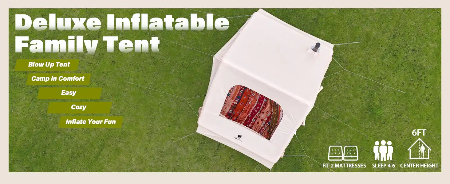 Retail-ready exterior - Inflatable Camping Tent