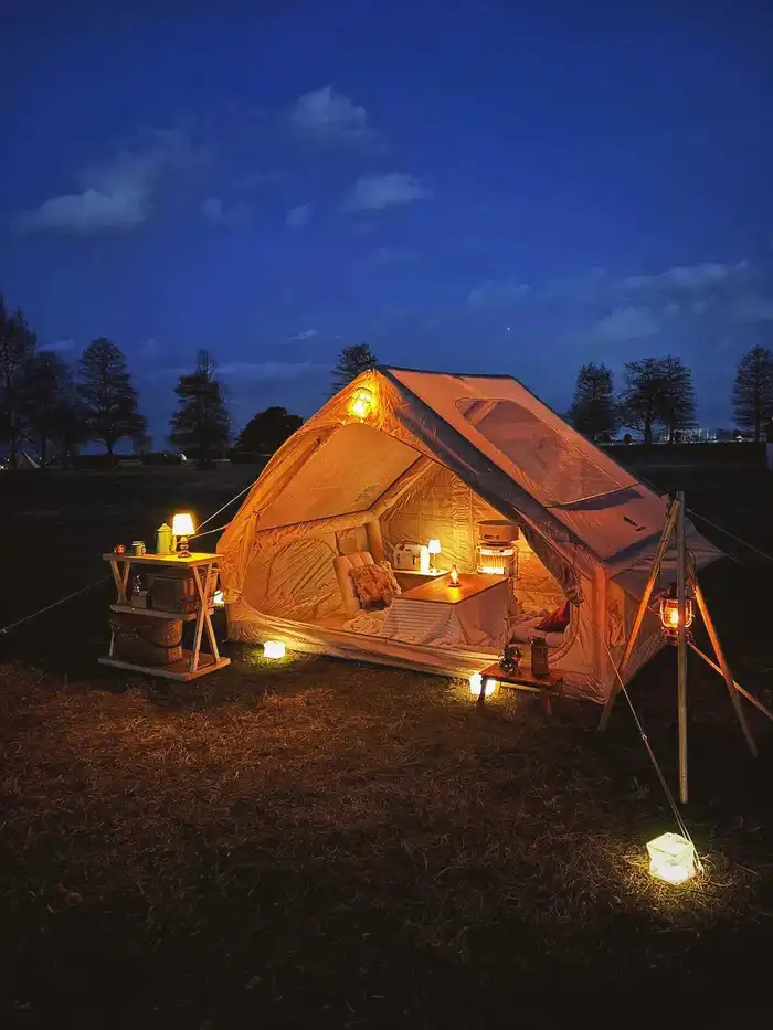 Camping tents image