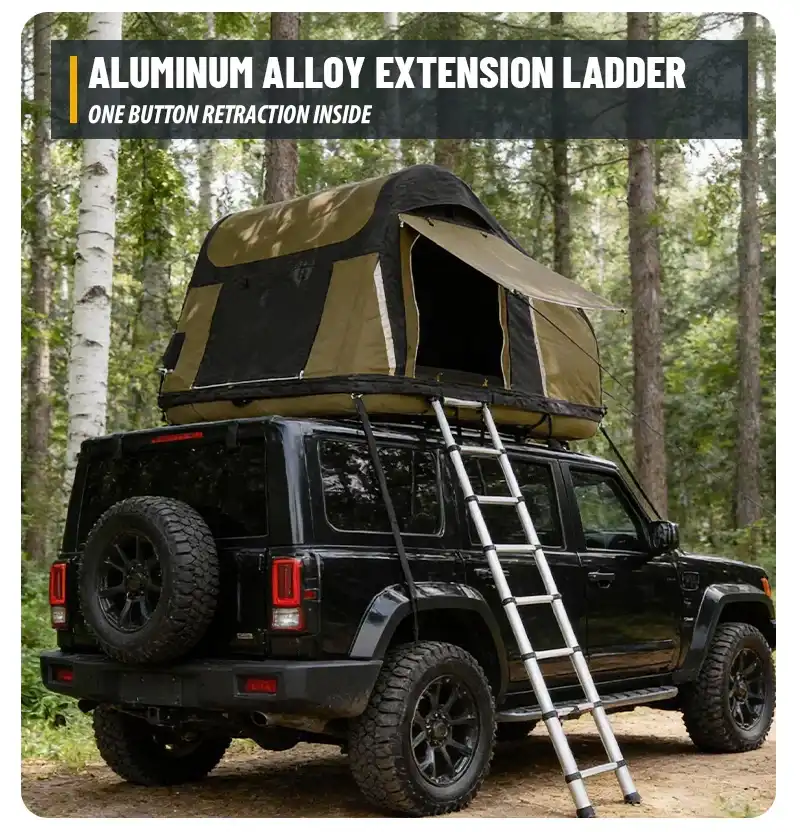 Everlead Nomad Inflatable Rooftop Tent Angle 11 | SUVTent