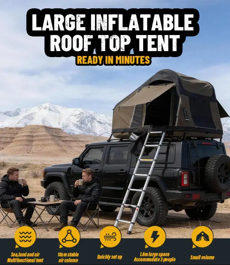 Everlead Nomad Inflatable Rooftop Tent Exterior 06 | SUVTent