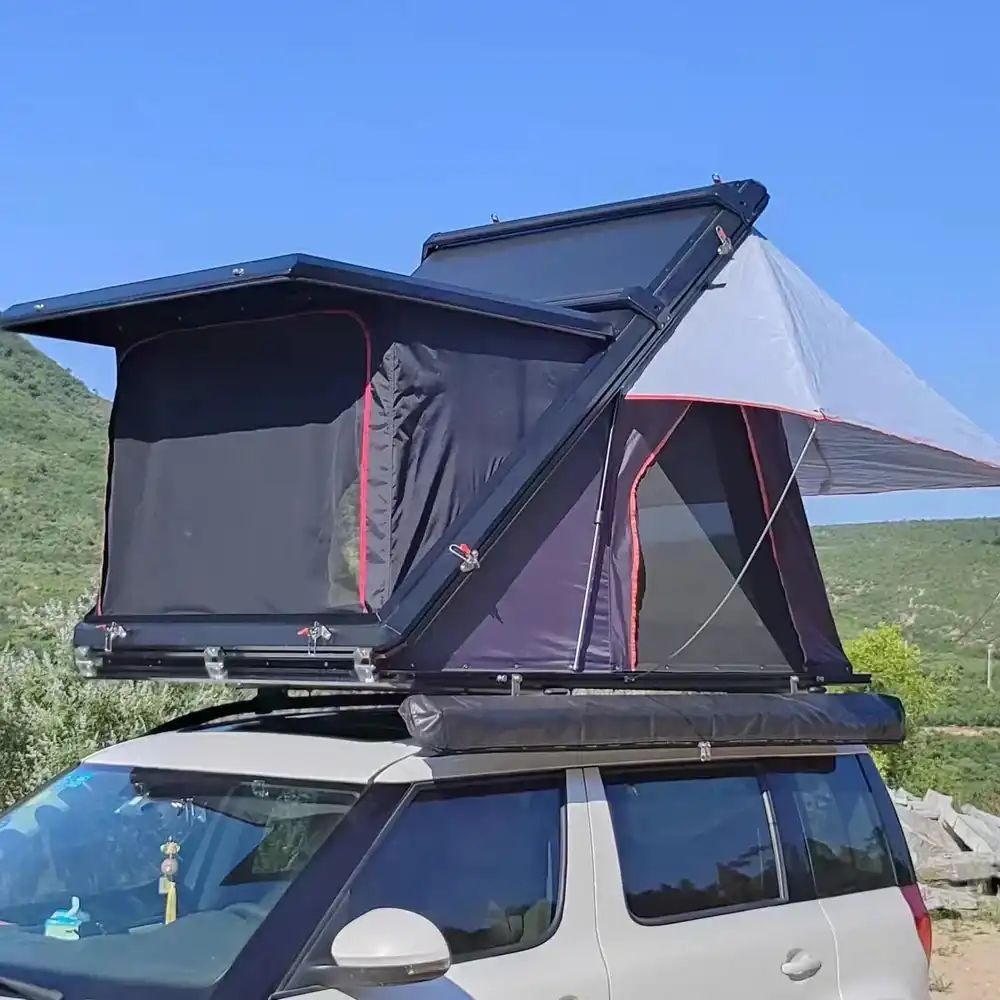 Product hero view - Rear Window Triangle Rooftop Tent