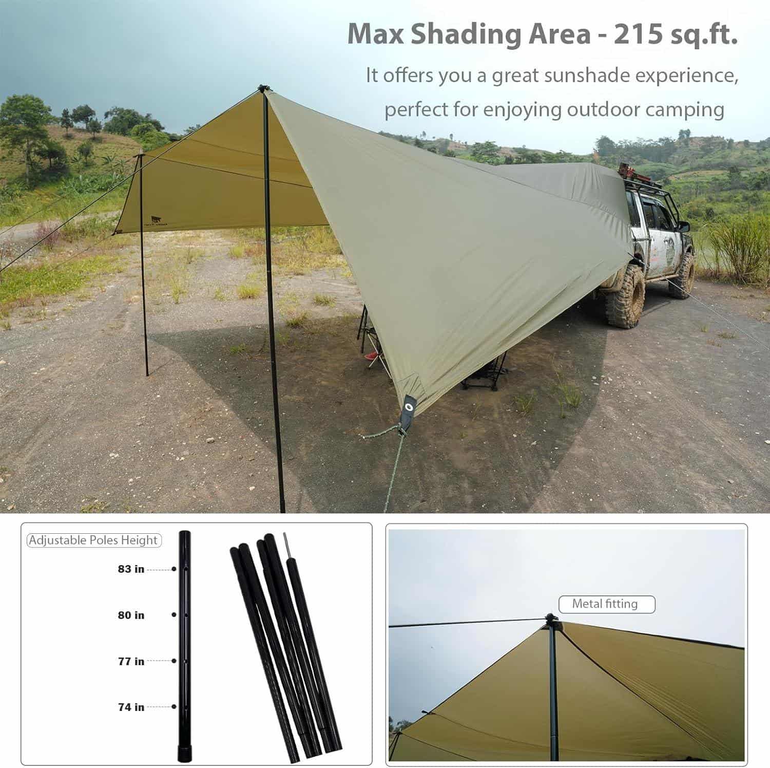 Hardware details - Car Tailgate Tarp