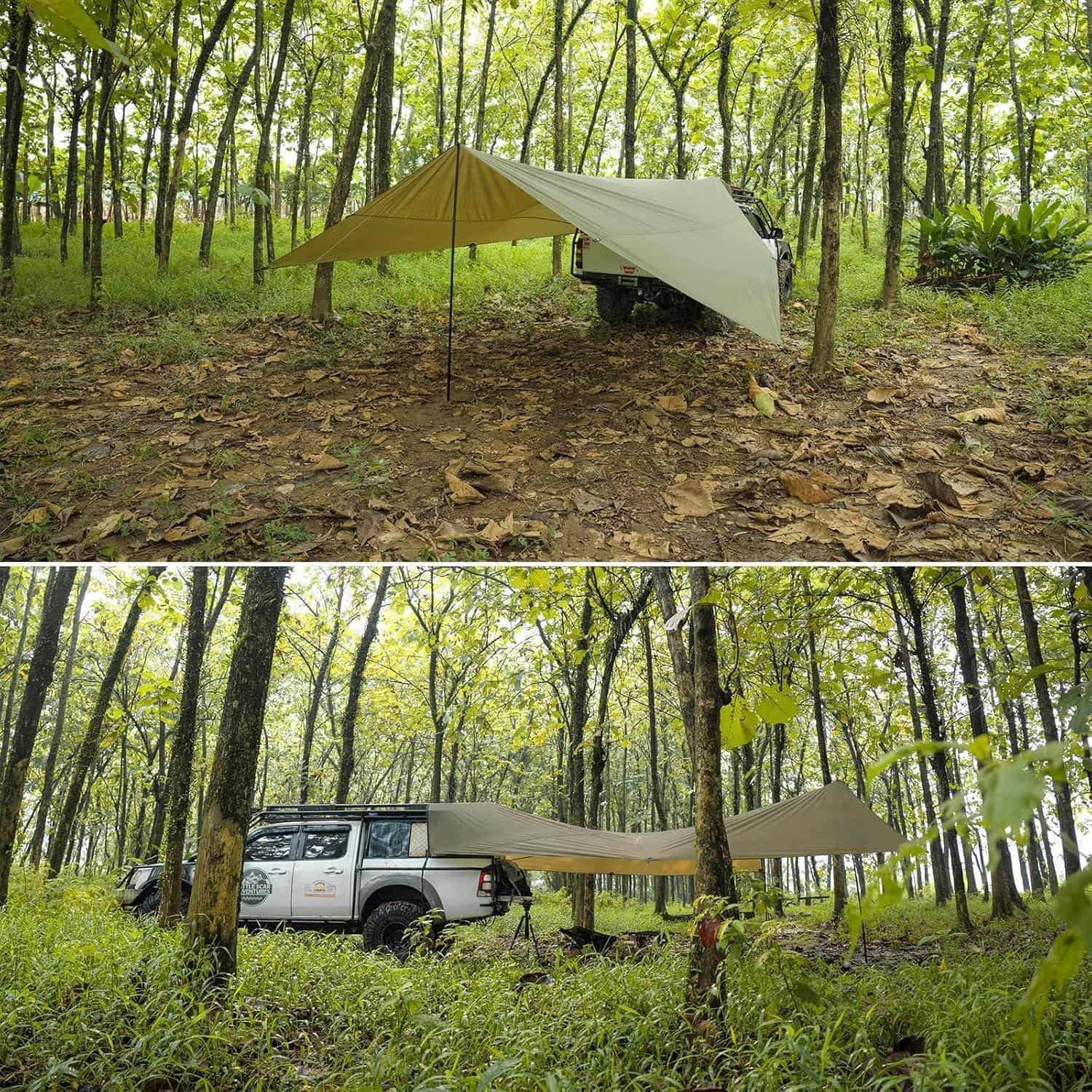 Product hero view - Car Tailgate Tarp