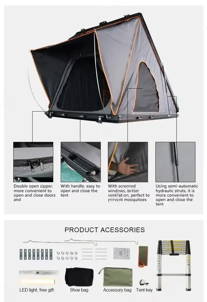 Vehicle fit view - Compact Hard Shell Rooftop Tent