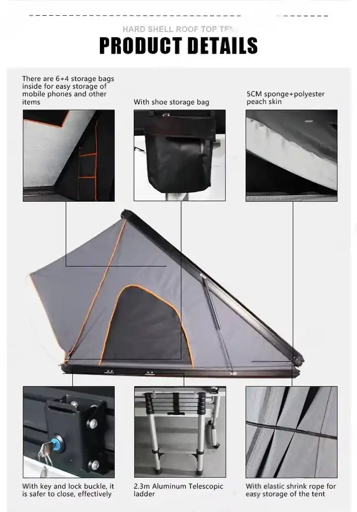 Everlead Solo Aluminum Rooftop Tent Side 07 | SUVTent