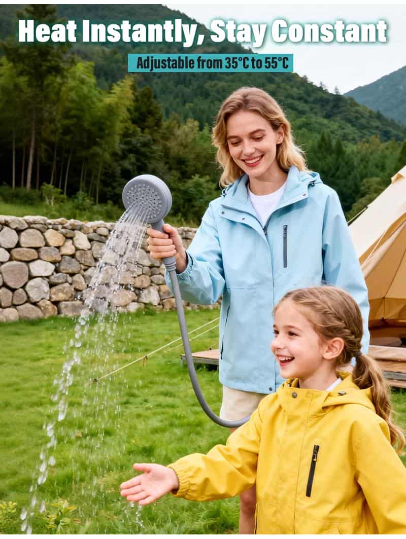 Side profile - Outdoor Gas Water Heater