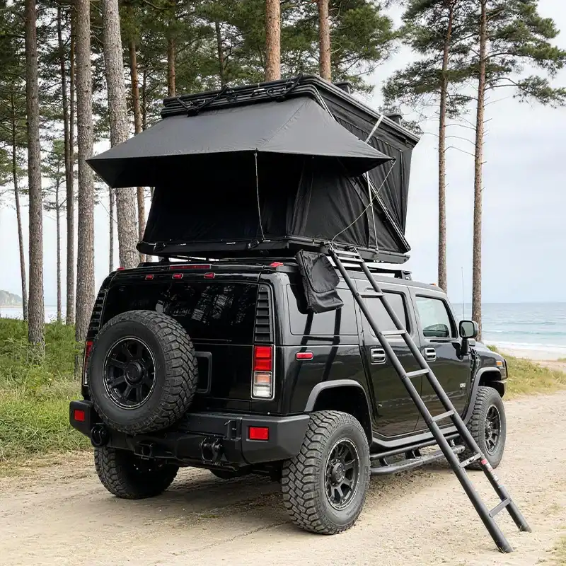 Interior comfort - Triangle Hard Shell Rooftop Tent