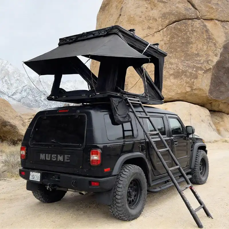 Product hero view - Triangle Hard Shell Rooftop Tent