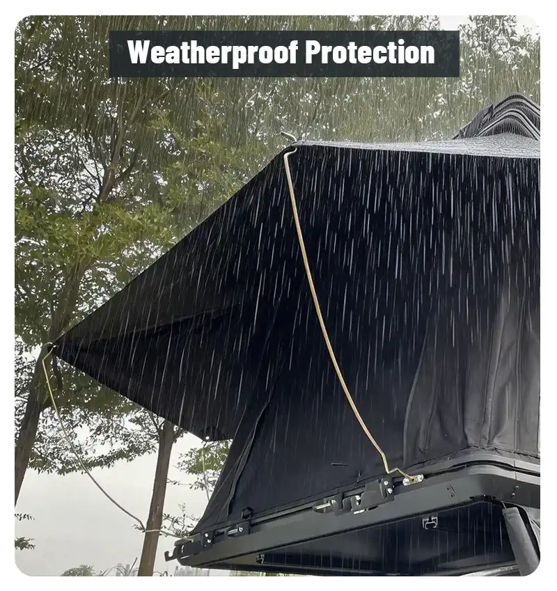 Product display - Triangle Hard Shell Rooftop Tent