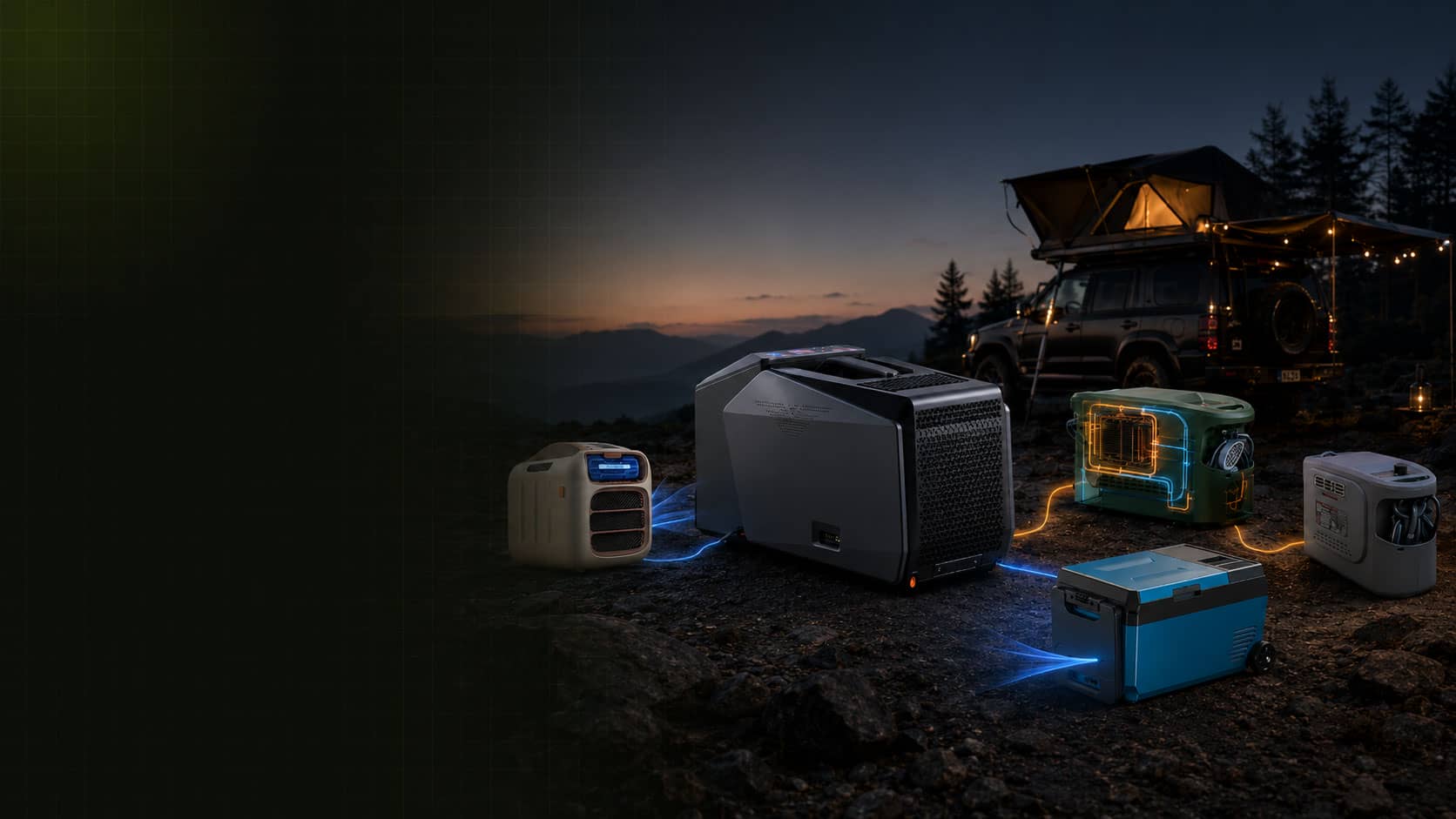 outdoor appliances SUVTent B2B resource visual - Outdoor Electrical Appliances | SUVTent