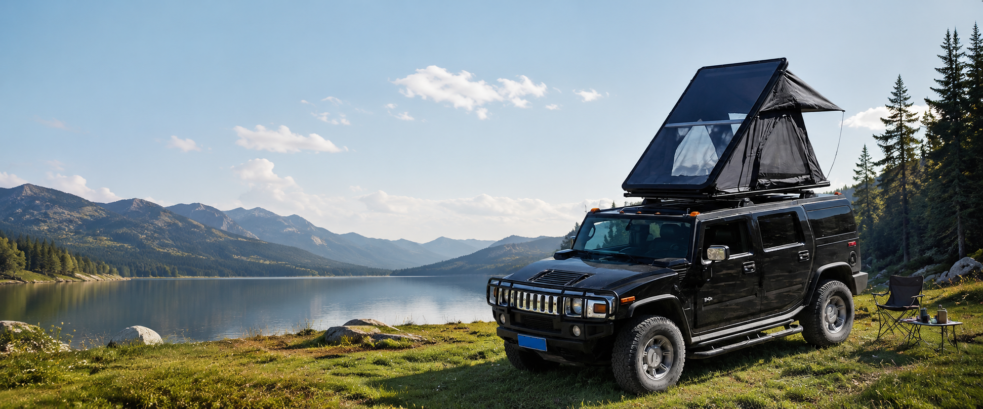 Sky View Lightweight Hard Shell Rooftop Tent | SUVTent